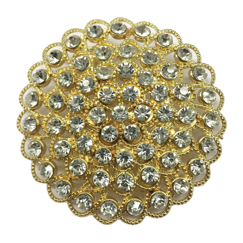 Gold Rhinestone Brooch Rental Gold Rhinestone Brooch Rental