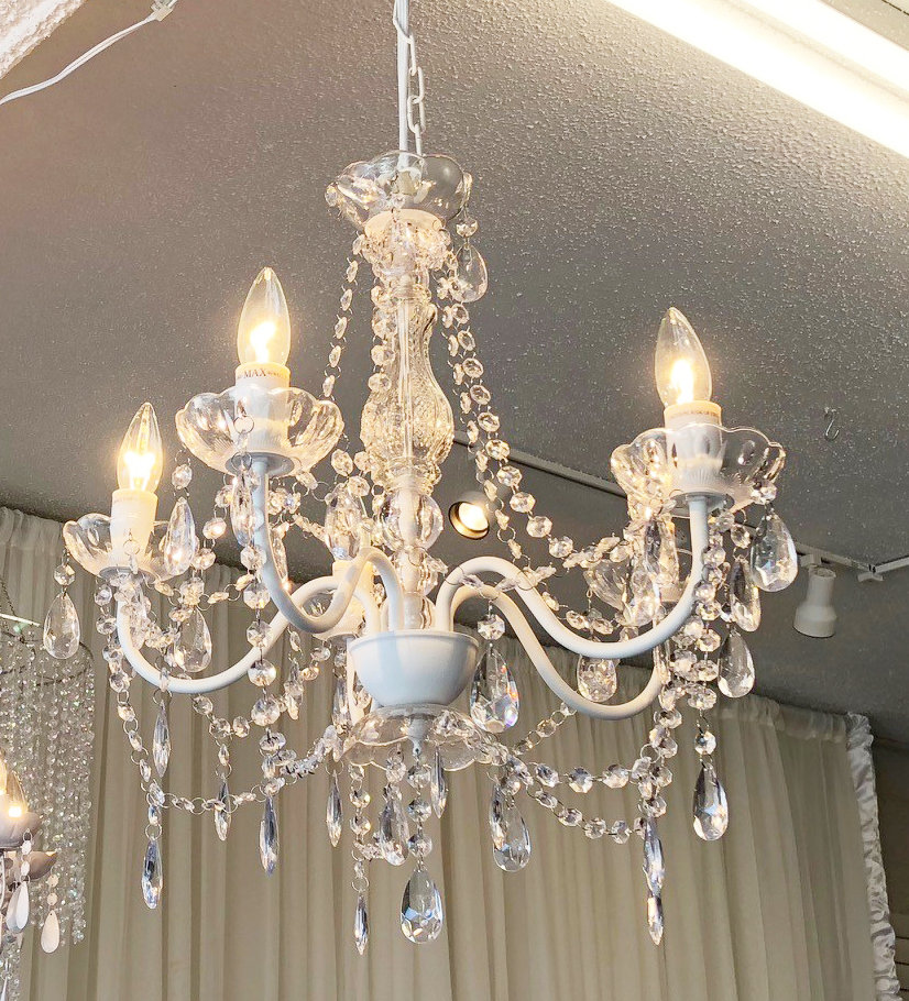 Clear Crystal Chandelier - 5 Light Clear Crystal Chandelier - 5 Light