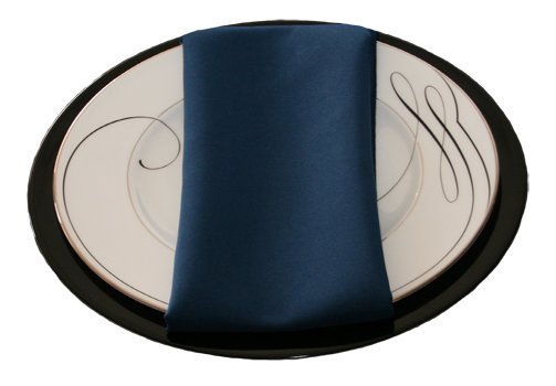 Dark Blue Napkins Dark Blue Polyester Napkin Rentals