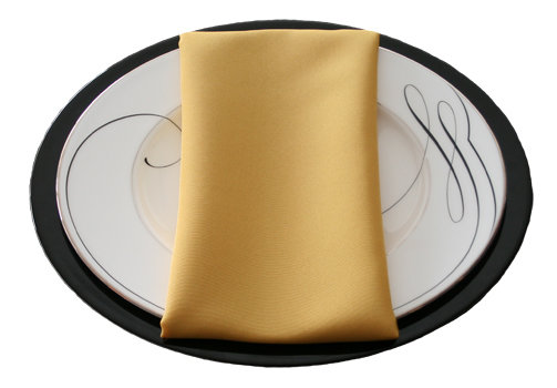 Gold Napkins Gold Polyester Napkin Rentals