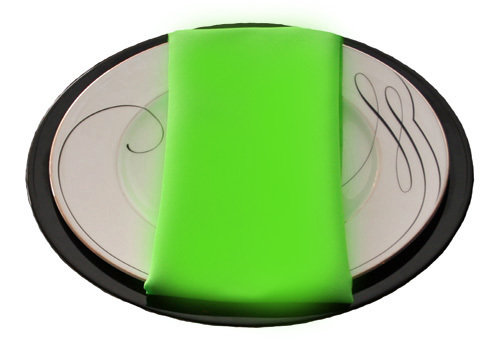 Neon Green Napkins Neon Green Polyester Napkin Rentals