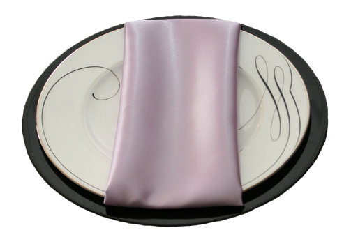 Lilac Napkins Lilac Polyester Satin Napkin Rental