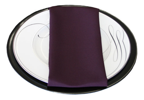 Eggplant Napkins Eggplant Polyester Napkin Rental