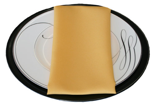 Goldenrod Napkins Goldenrod Polyester Napkin Rental