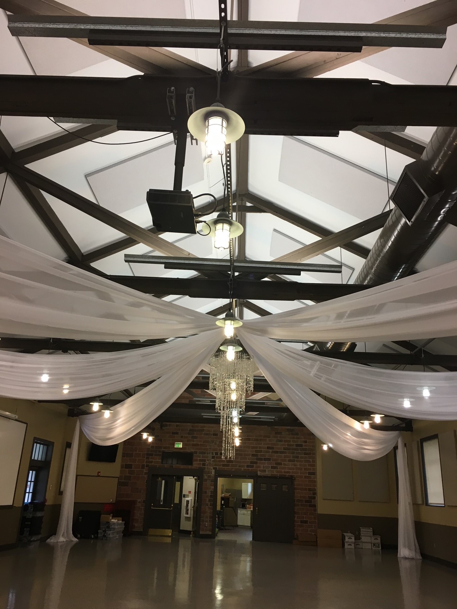 Star Shape Ceiling Draping Star Shape Ceiling Draping