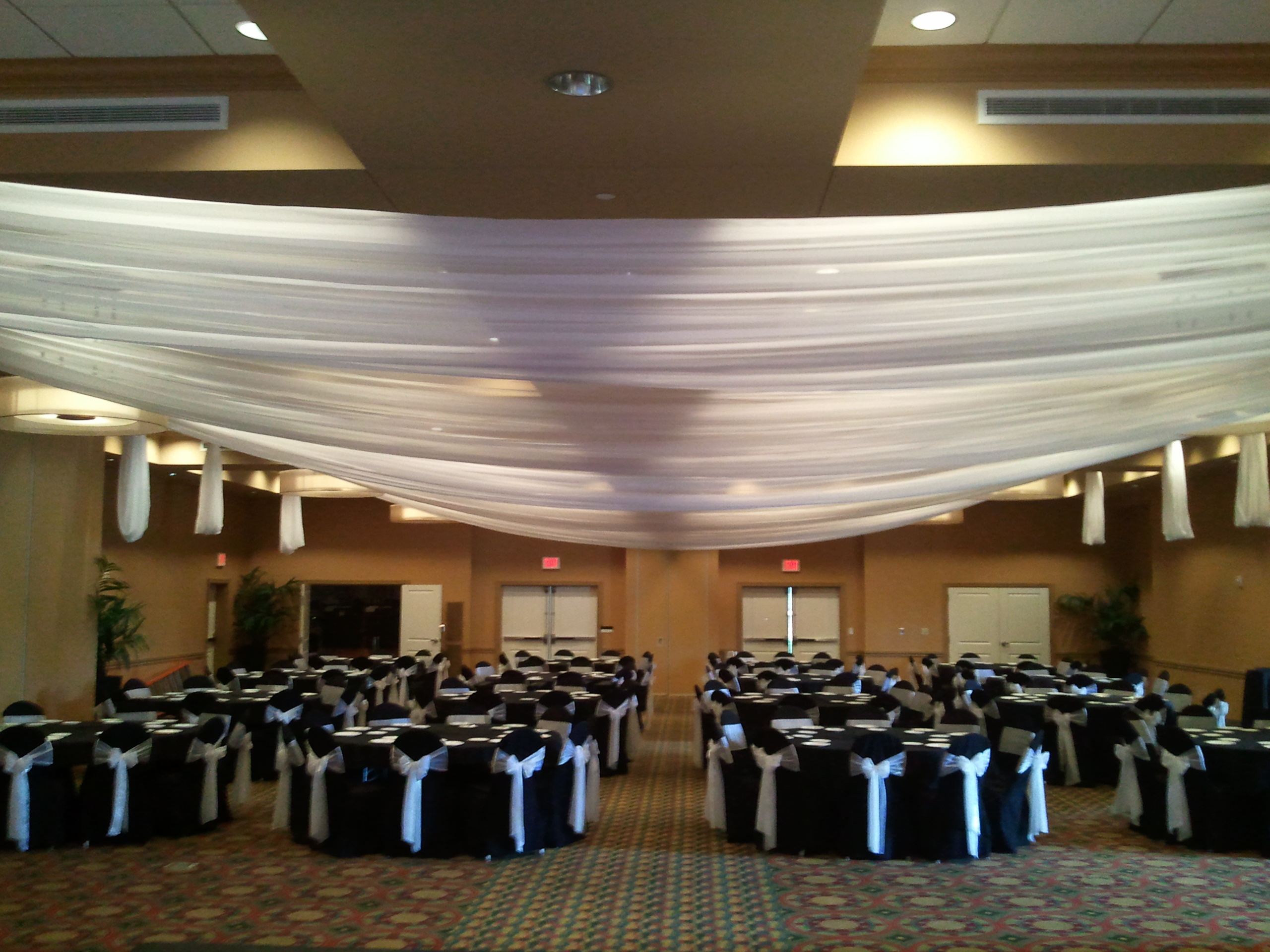 Flat Ceiling Draping Flat Ceiling Draping