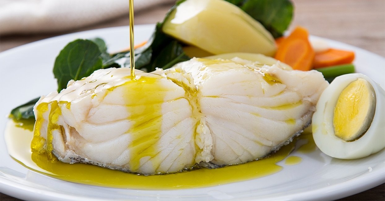 1 LB Dry Salted Cod (Bacalhau) with Skin and Bone