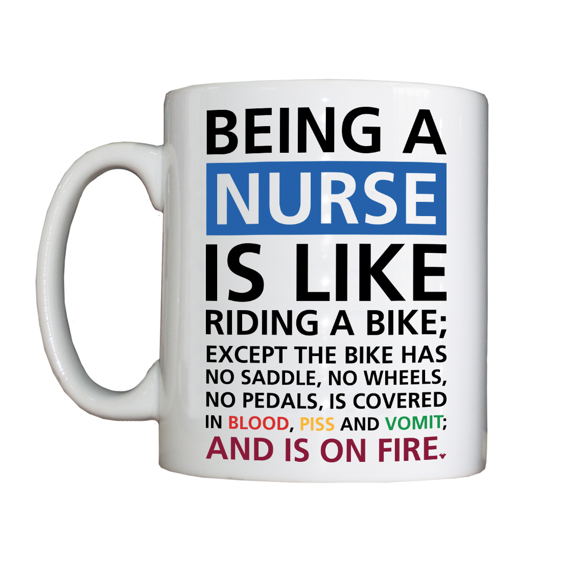 Personalised 'Being a Nurse...' Drinking Vessel BeingaNurseVessel