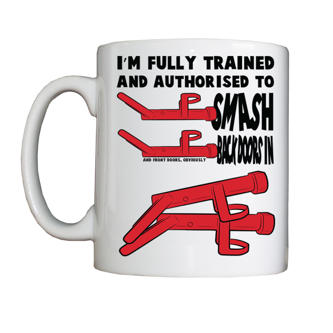 Personalised 'Enforcer Trained' Drinking Vessel BACKDOORSVESSEL