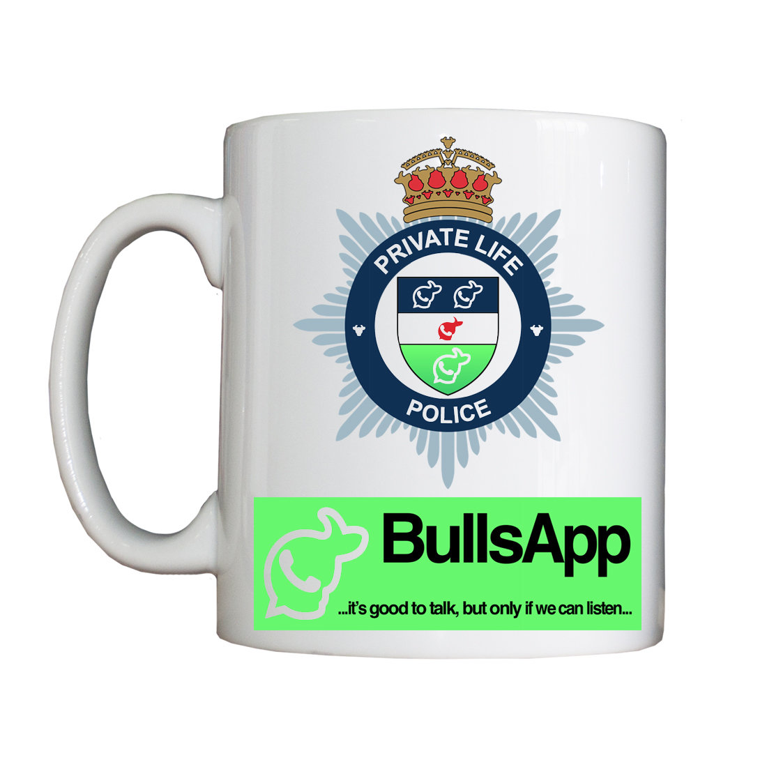 Personalised 'Private Life Police' Mug PrivateLifePoliceMug