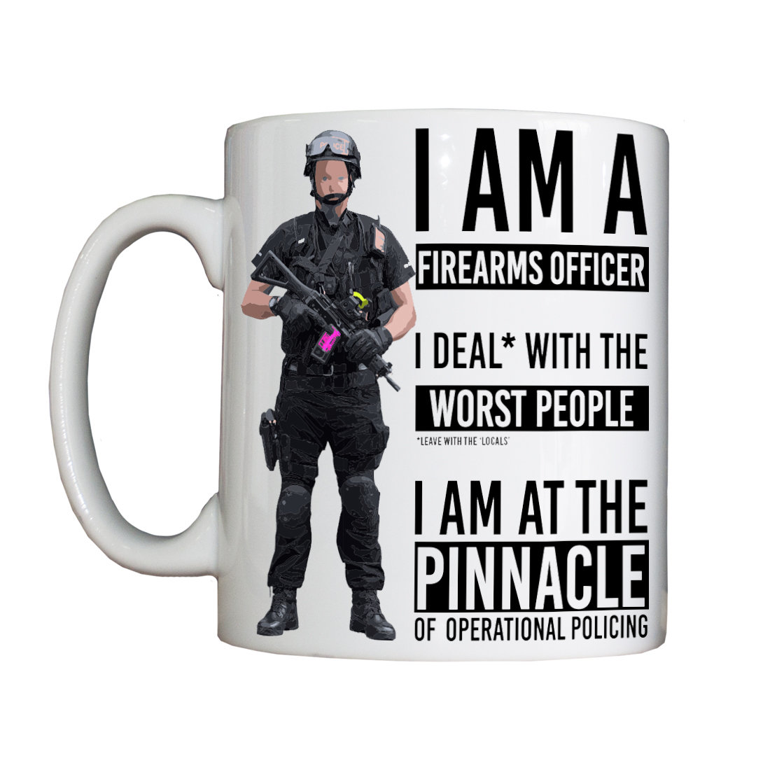 Personalised "Pinnacle of Operational Policing" Drinking Vessel PinnacleVessel