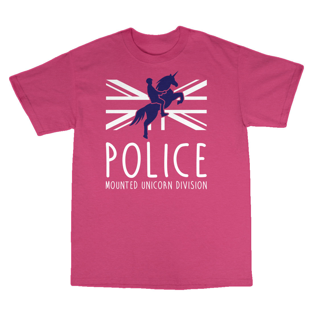 Children's 'Mounted Unicorn Division' T-Shirt MountedUnicornDivisionT