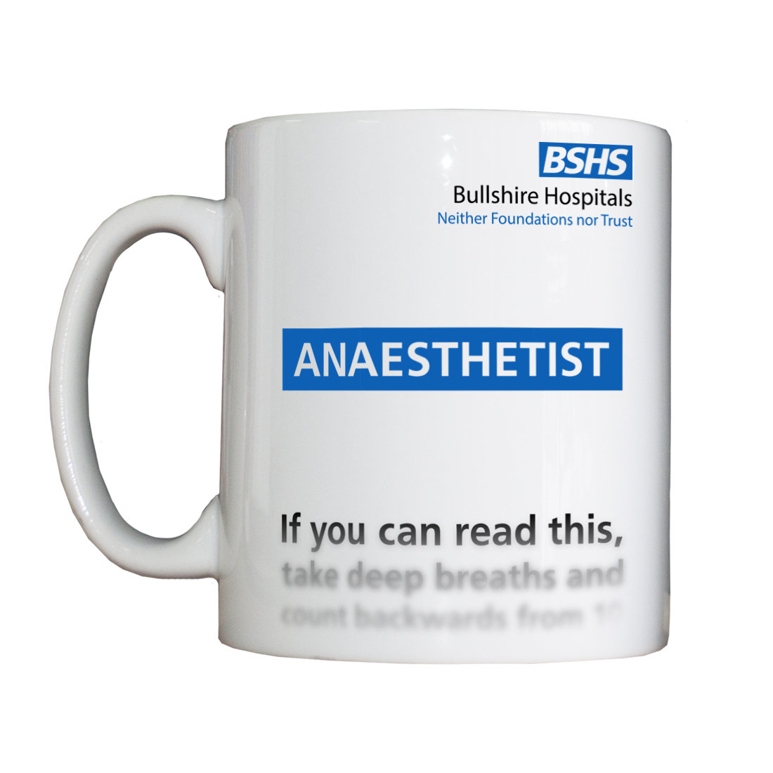 Personalised 'Anaesthetist' Drinking Vessel BSHSAnaesthetistVessel