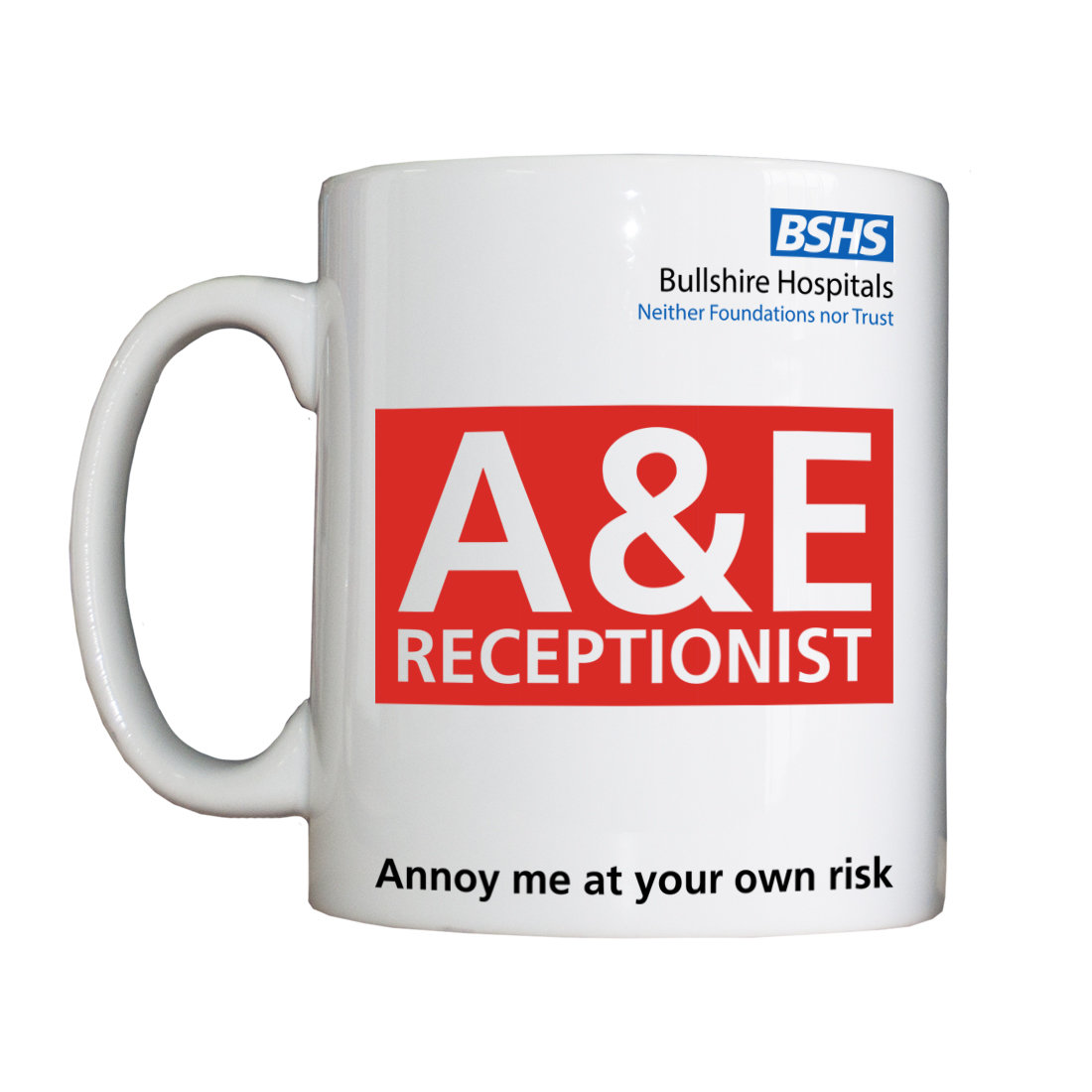 Personalised 'A&E Receptionist' Drinking Vessel BSHSReceptionistVessel