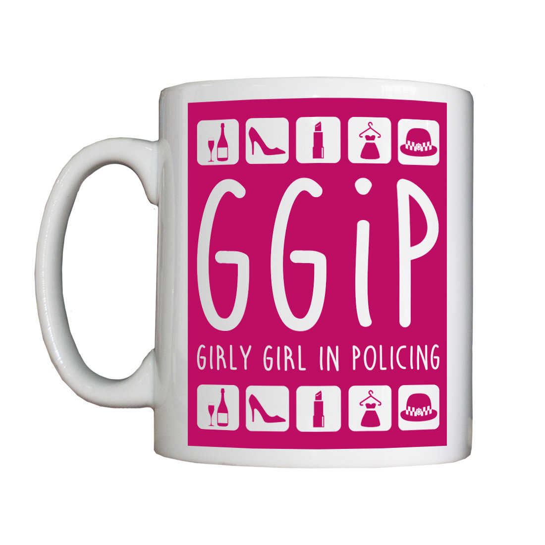 Personalised 'Girly Girl in Policing' Drinking Vessel GGIPVessel