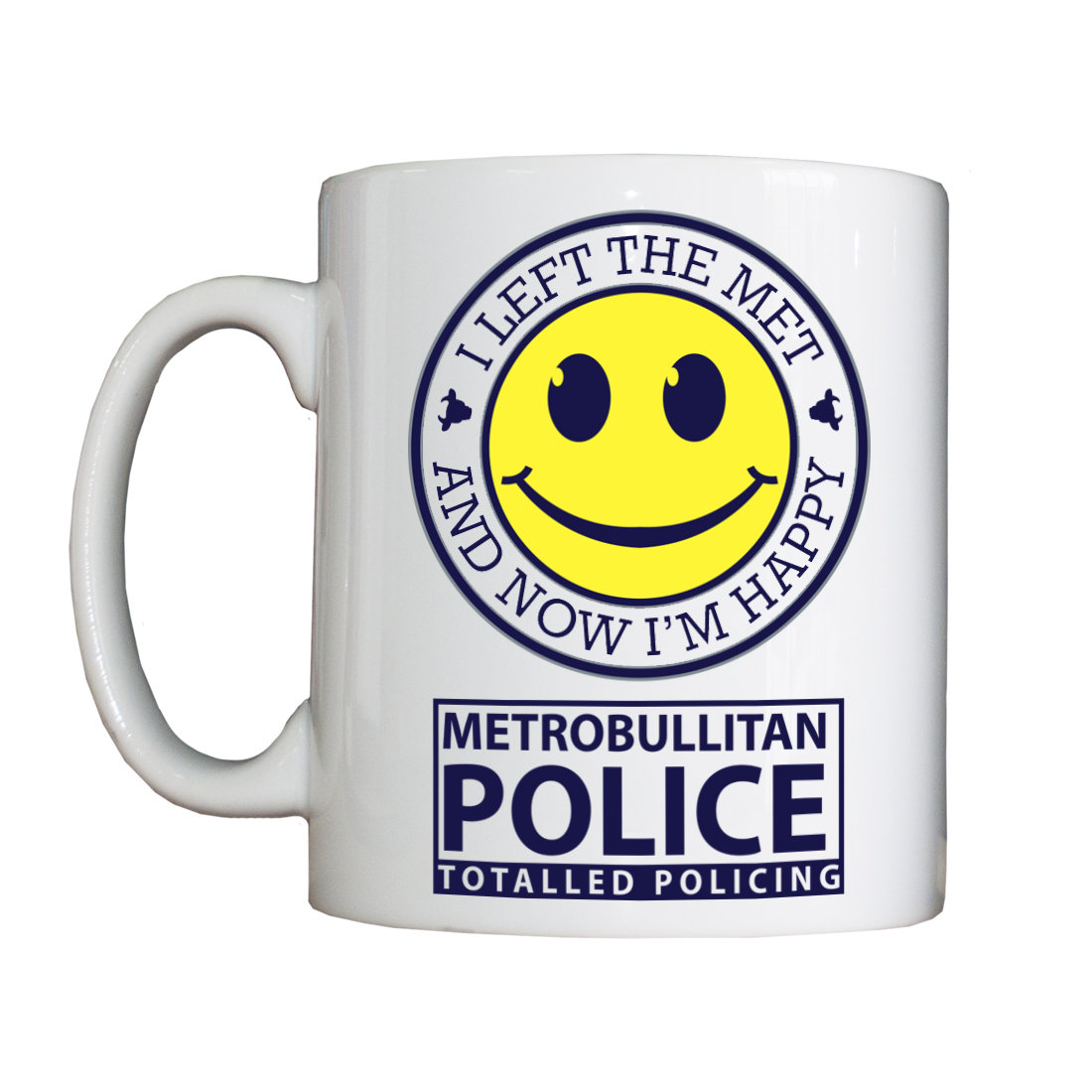 Personalised 'I Left the Met' Drinking Vessel LEFTMetVesselForce