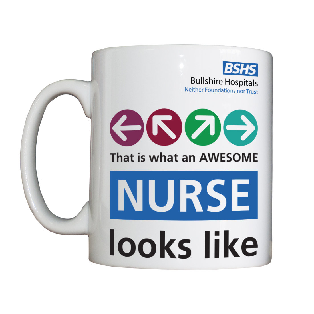 Personalised 'Awesome Nurse' Drinking Vessel BSHSAwesomeNurse