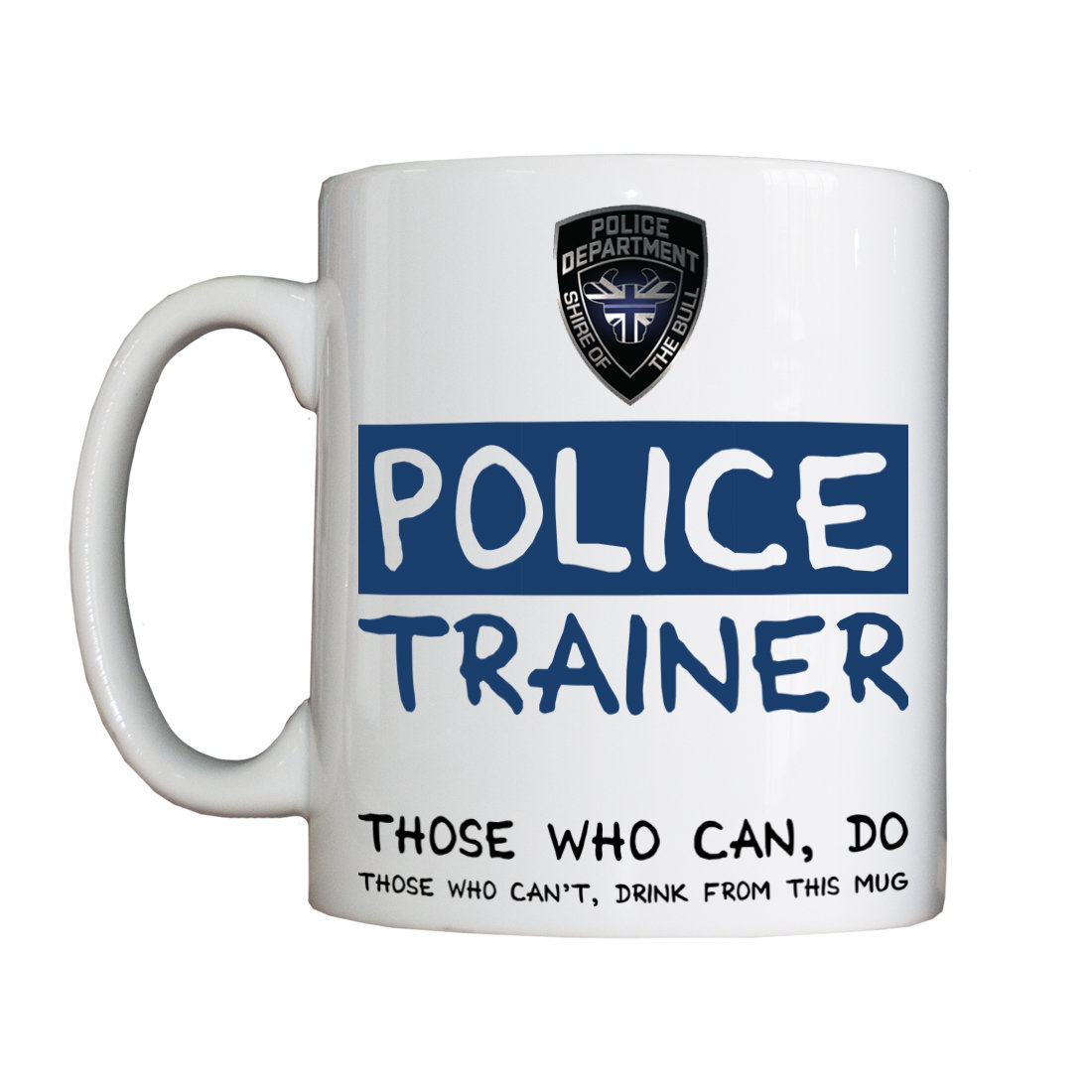 Personalised 'Police Trainer' Drinking Vessel PoliceTrainerVessel