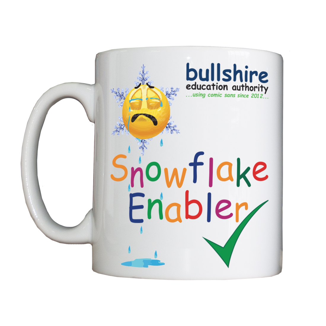 Personalised 'Snowflake Enabler' Drinking Vessel SnowflakeEnablerVessel