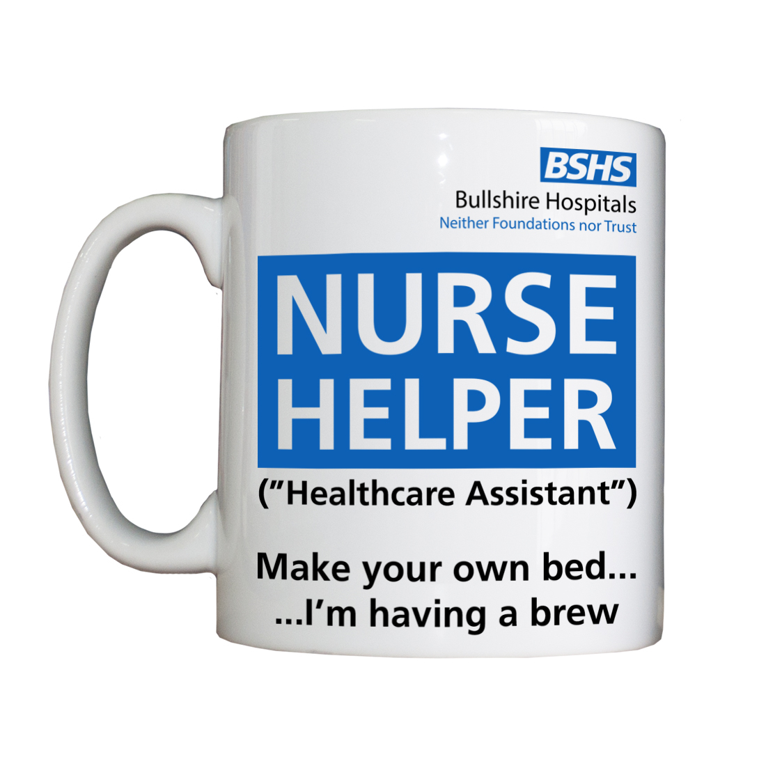 Personalised 'Nurse Helper' Drinking Vessel BSHSNurseHelperVessel