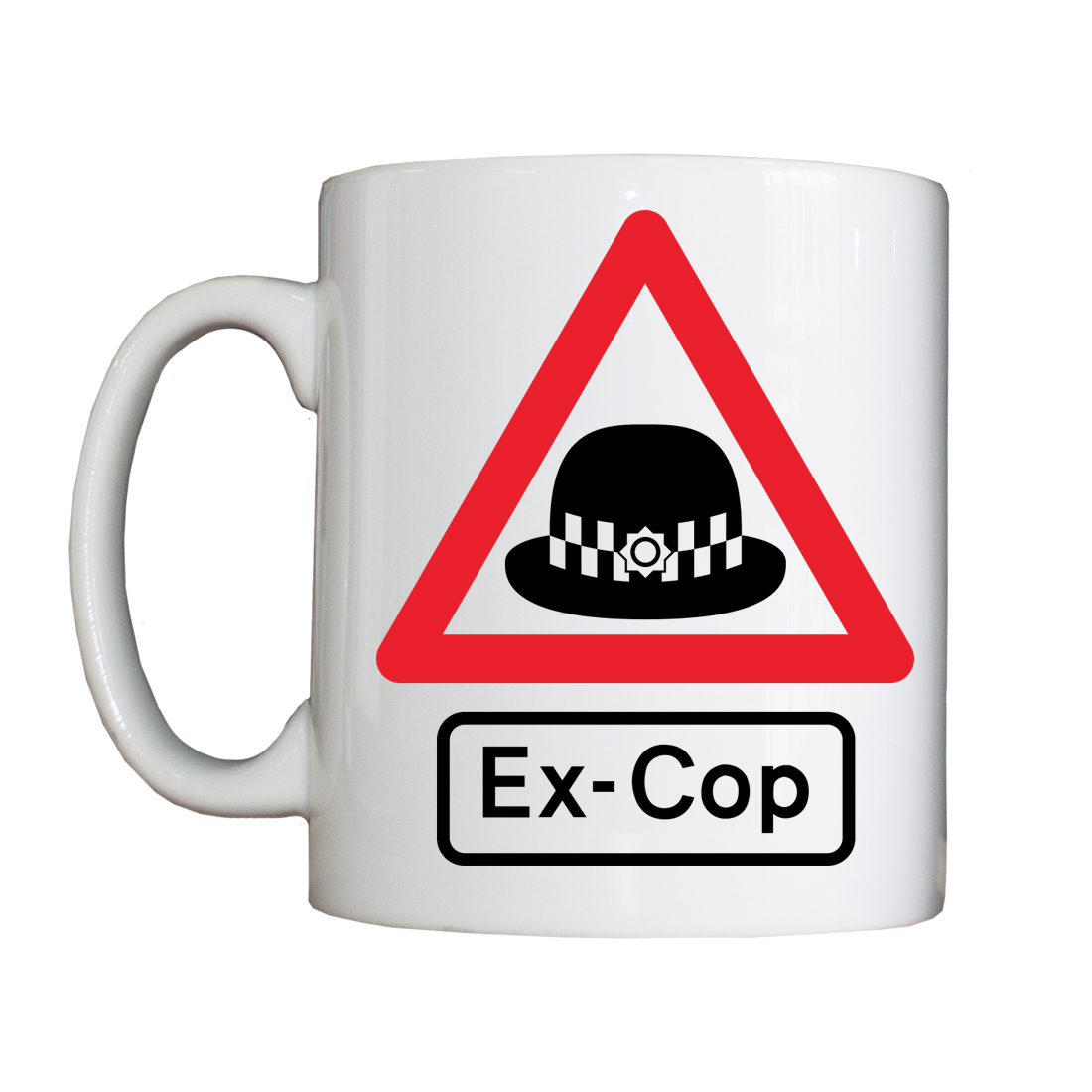 Personalised 'WARNING: Ex-Cop' Drinking Vessel