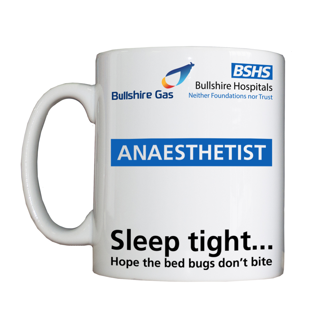Personalised 'Bullshire Gas Anaesthetist' Drinking Vessel BSHSBullshireGasVessel