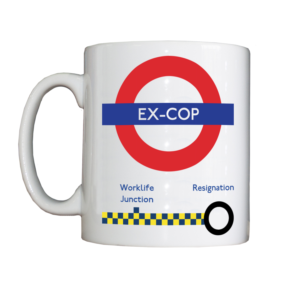 Personalised 'Tube Driver Ex-Cop' Drinking Vessel TUBEDriverExCopVessel