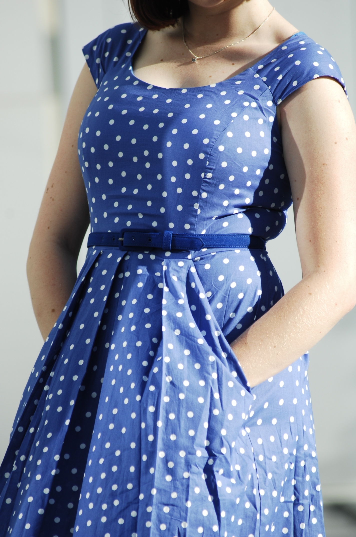 Lavender blue dress