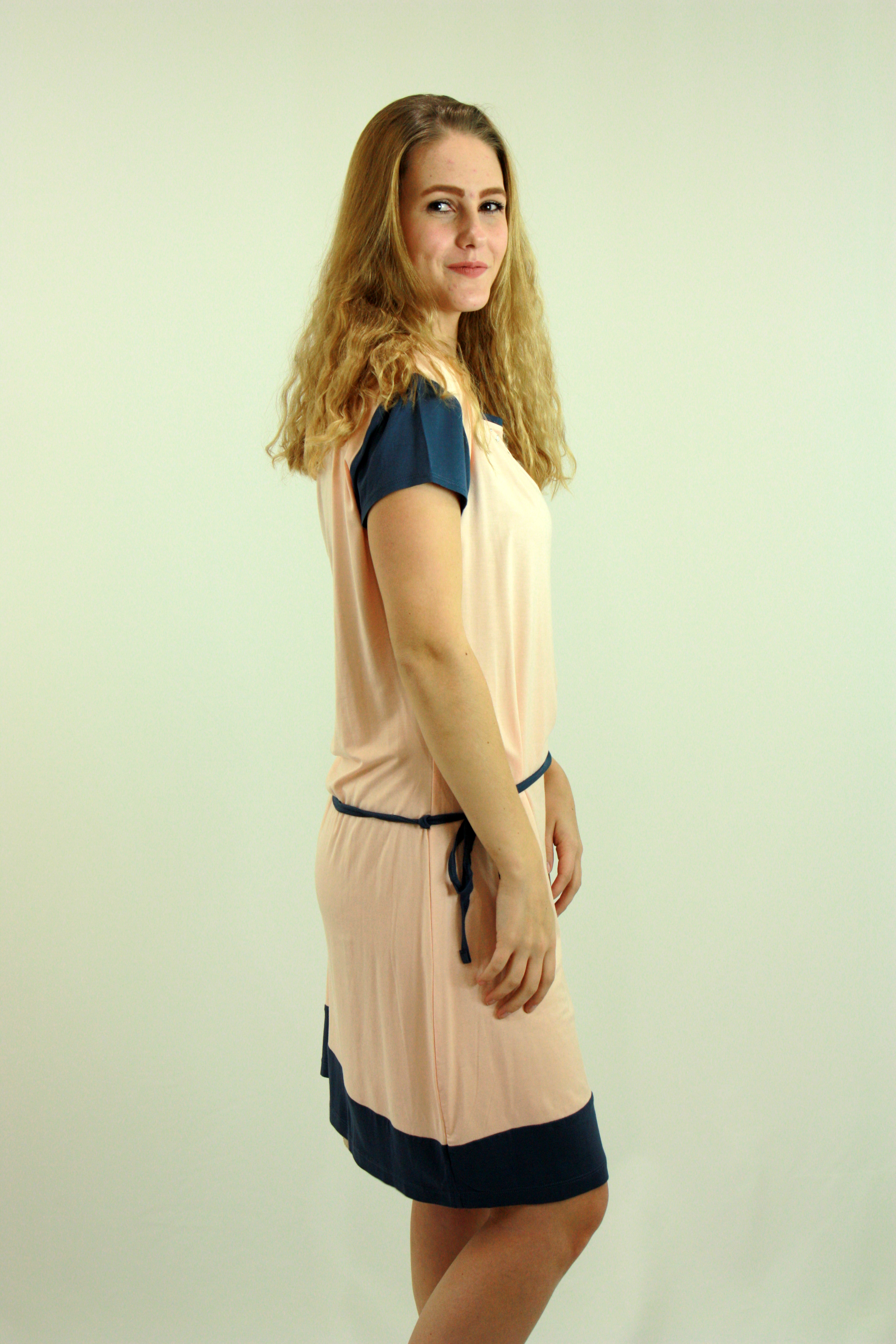 Pink sleeve dress