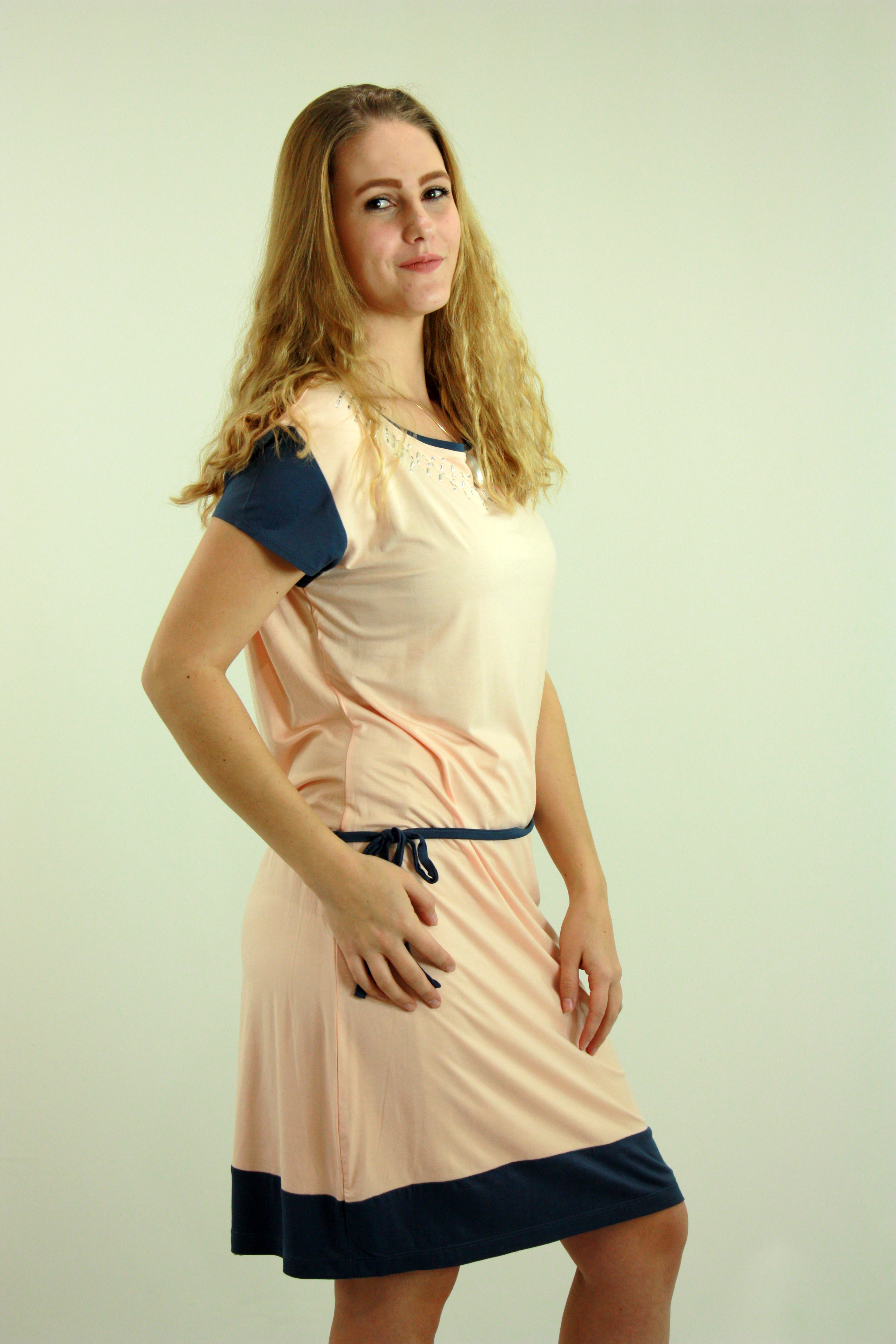 Grey sleeve dress