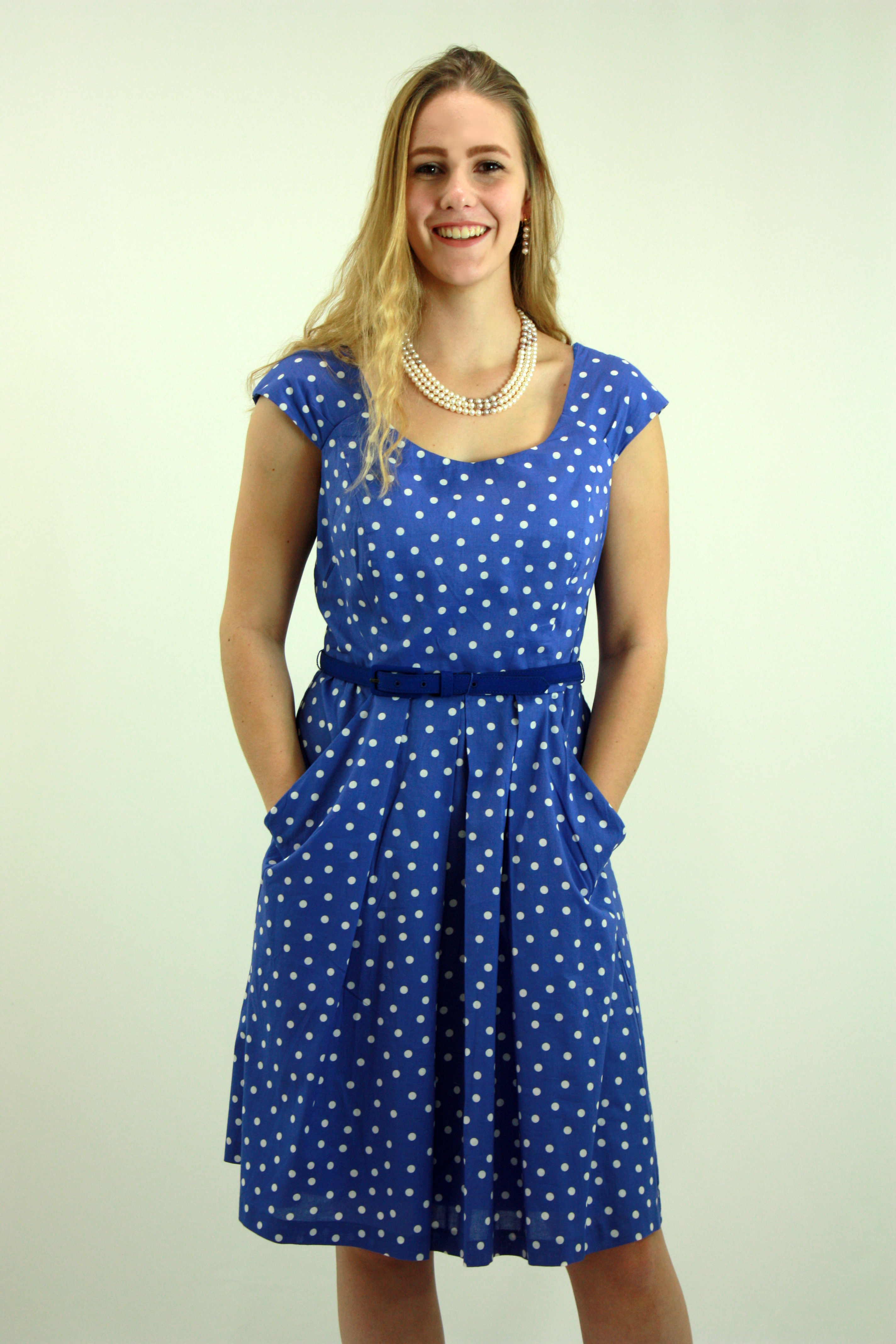 Polka dot summer dress