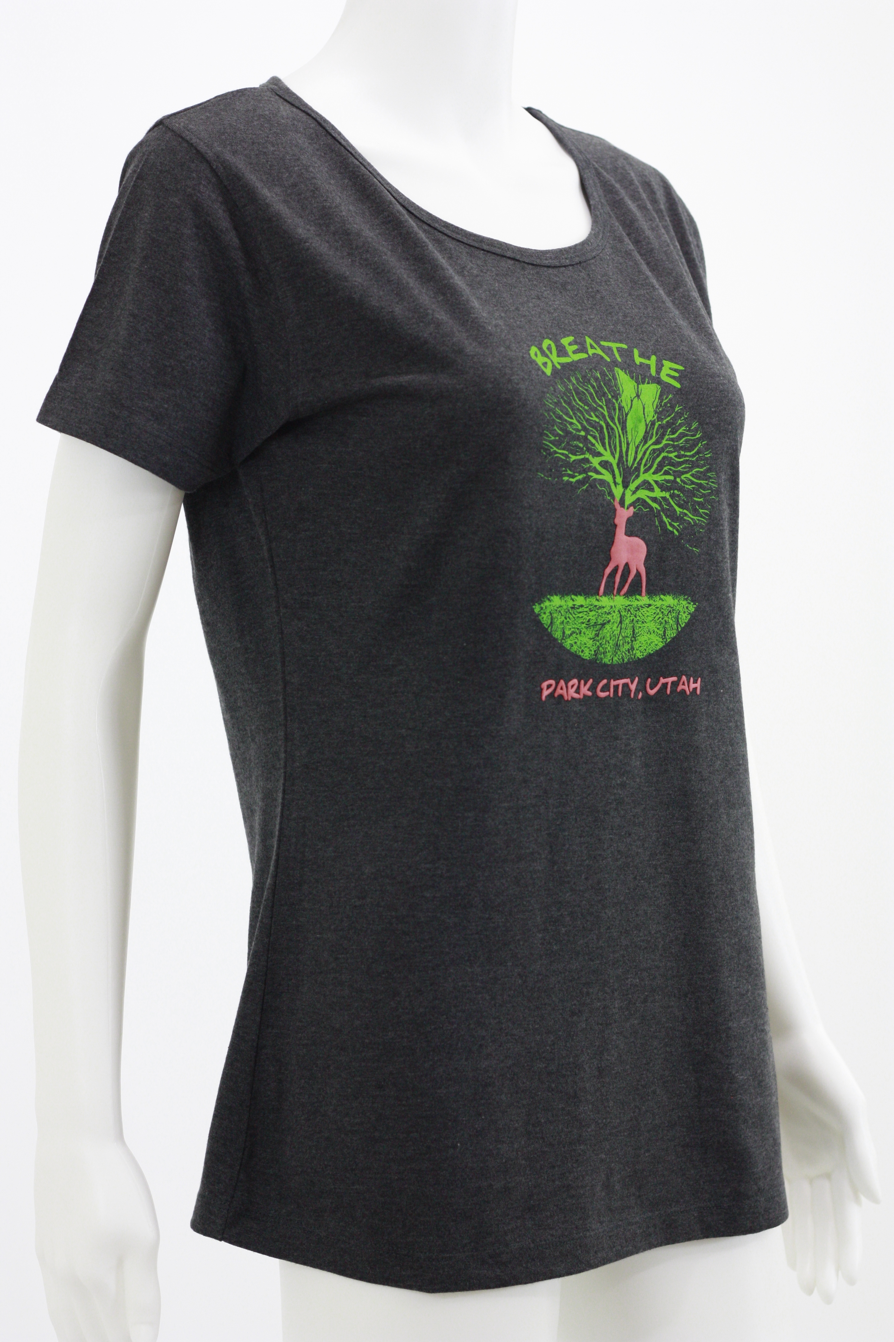 Breathe Grey Melange Tees