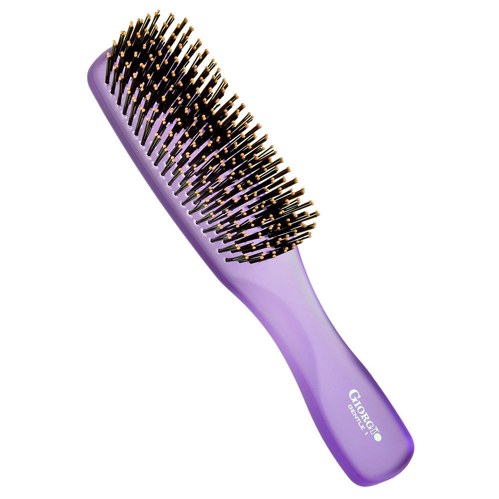 Giorgio Gion1pp Hair Brush Neon Purple L