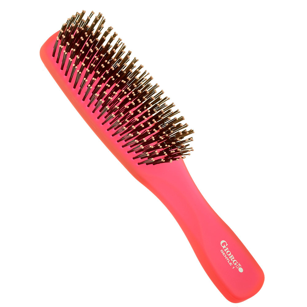 Giorgio Gion1r Hair Brush Neon Rasberry L