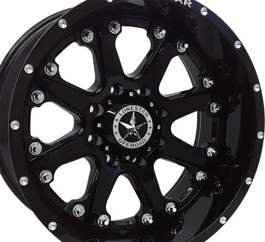 20×10 Gloss Black Bandit Wheel, 8×180, Chevy 8 lug – WHEELS COLLECTIONS