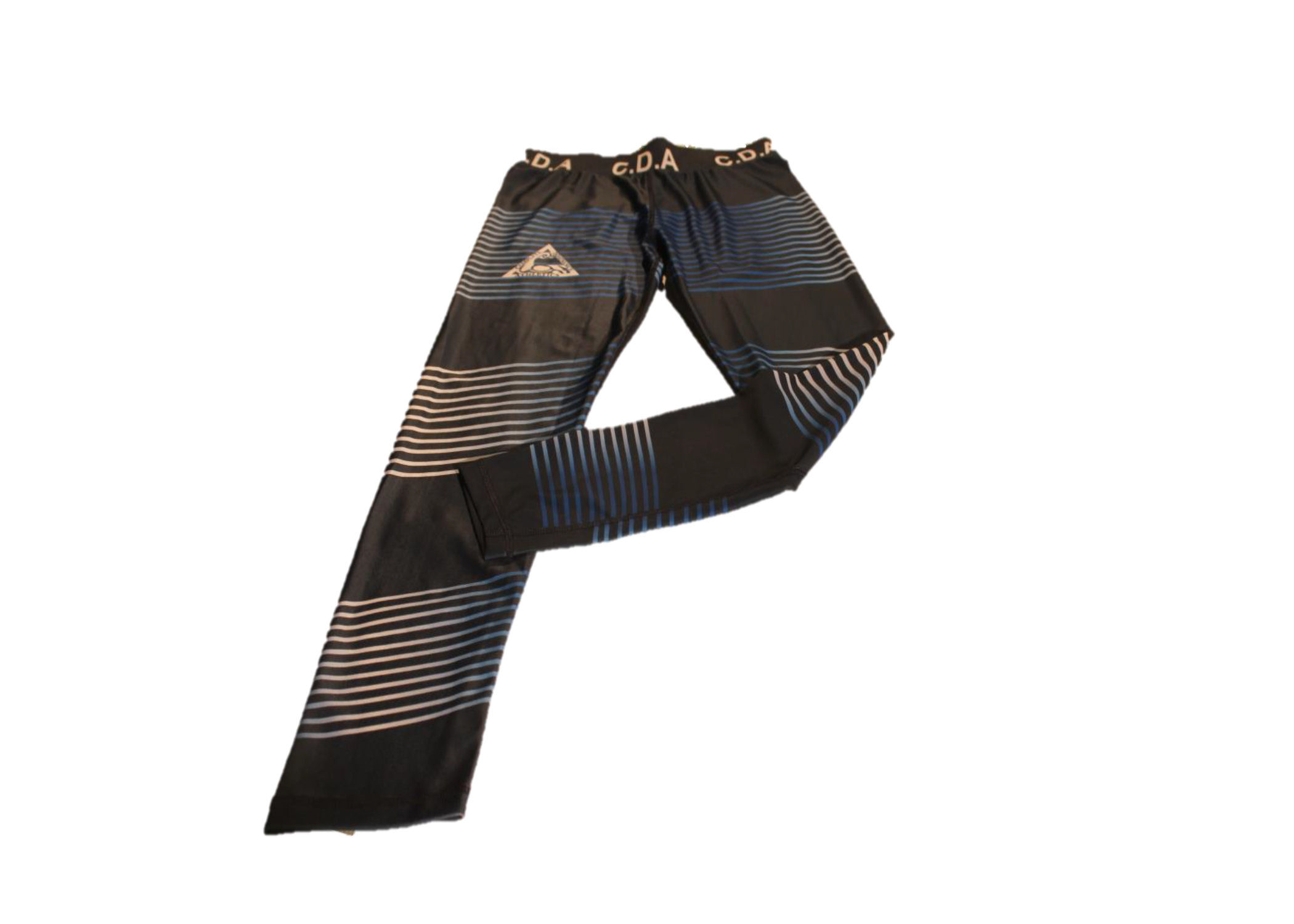 CDA Blue and white striped leggings