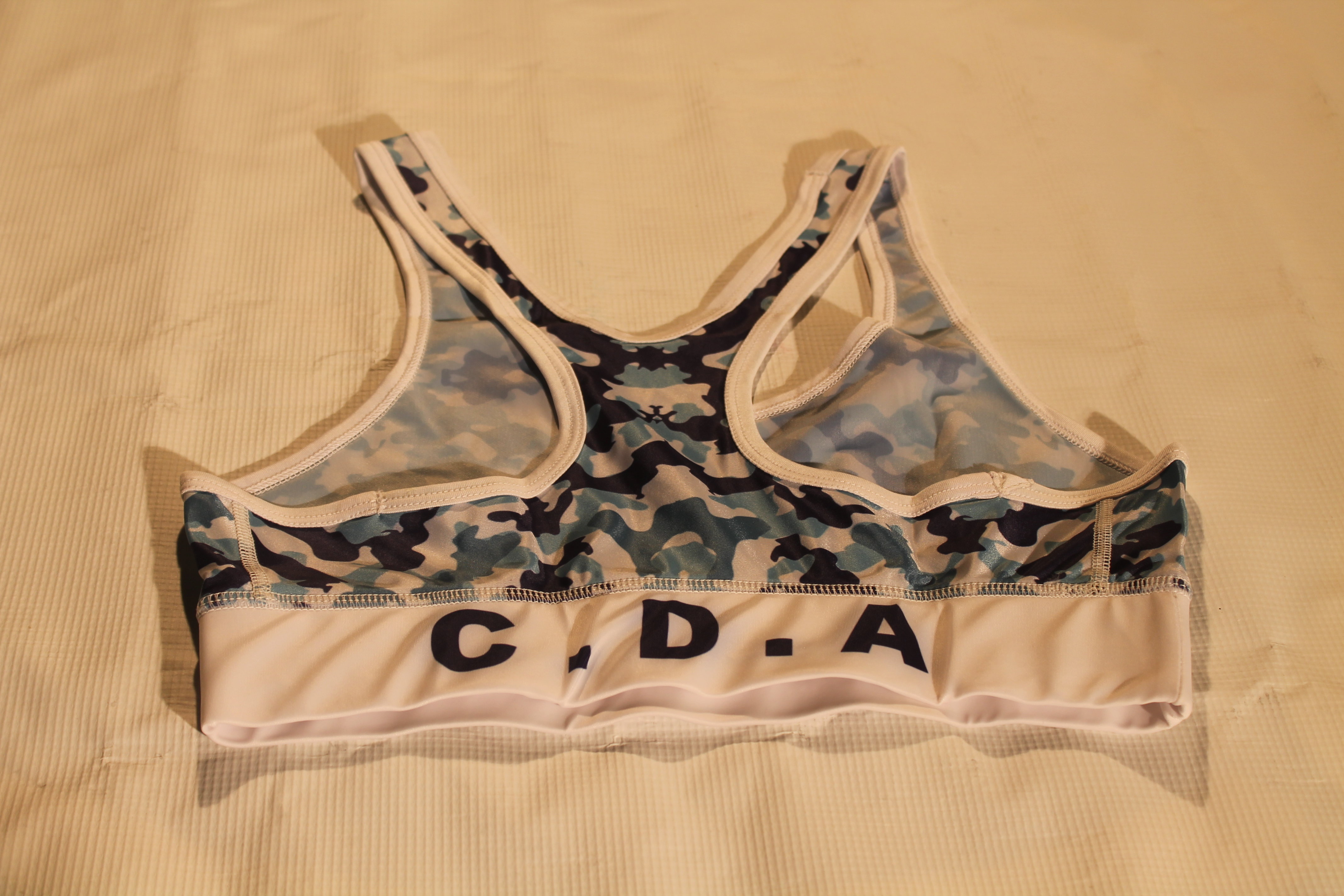 CDA camo sports bra