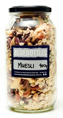 Bluebottles House-made Muesli 500g (Bag)