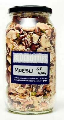Bluebottles House-made Gluten-free Muesli 500g (Bag)