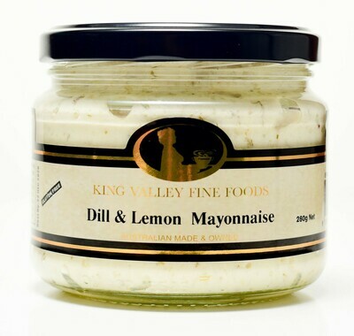 King Valley Fine Foods Dill & Lemon Mayonnaise 280g