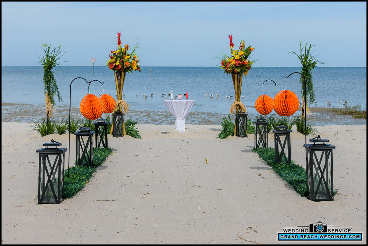 Lanterns Of Love Beach Wedding Package