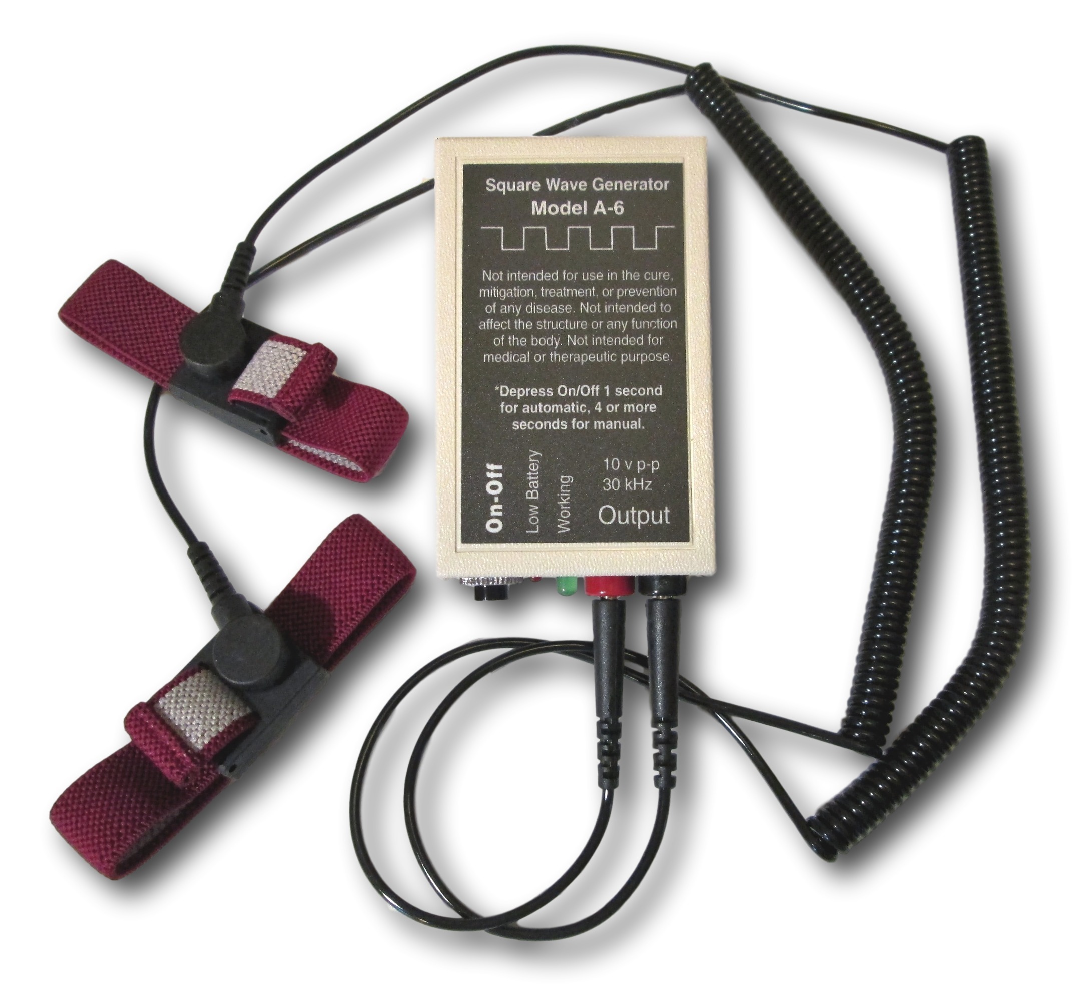 MODEL A-6 ZAPPER WITH CONDUCTIVE WRISTBANDS 0010