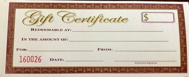 Gift Certificate - One year Annual Subscription Gift Certificate - One year Annual Subscription
