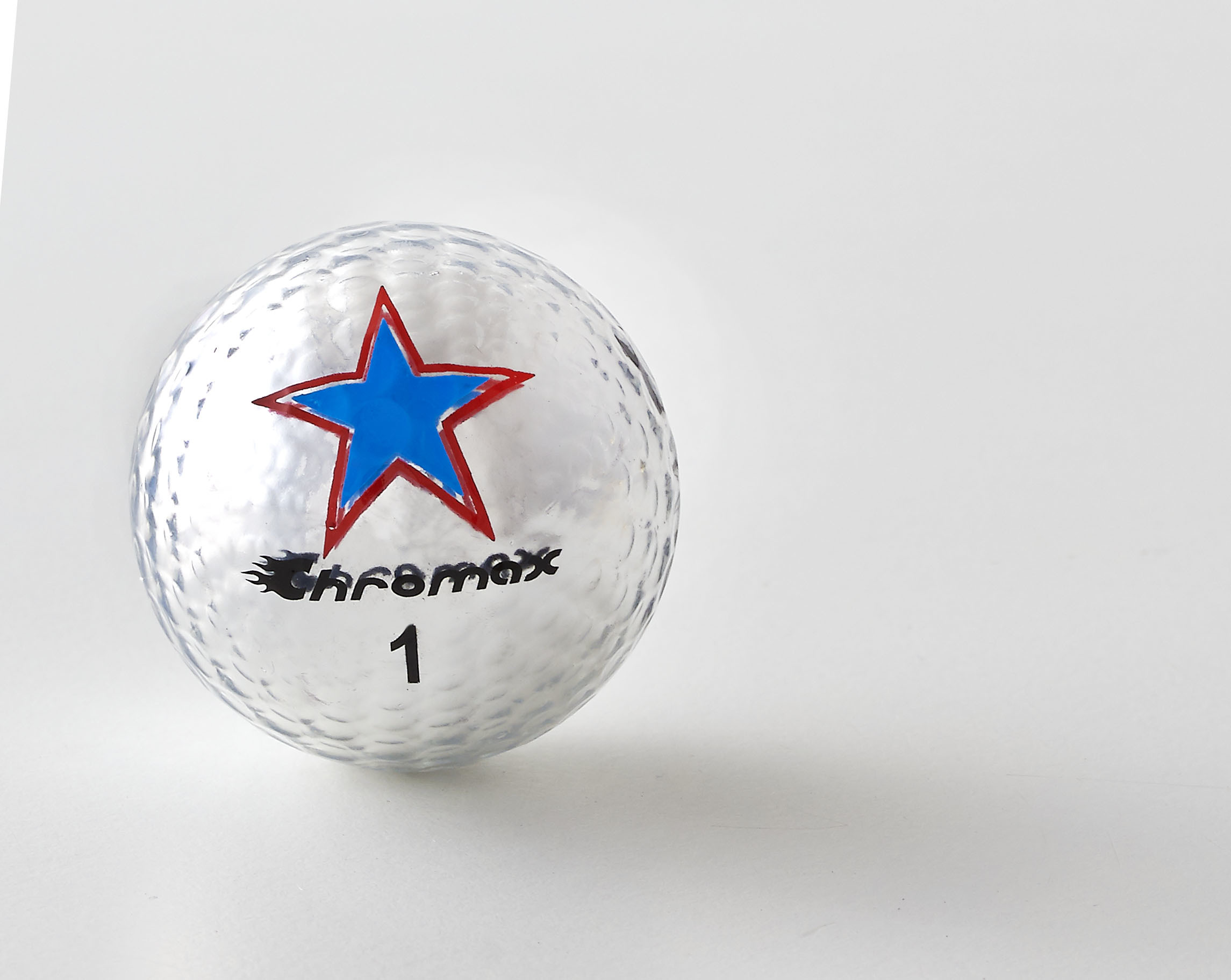 Chromax® Colored Silver Golf Balls - Limited Edition Star