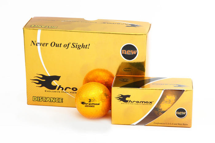Gold Golf Balls - Chromax Distance Half Dozen CMD6GLD
