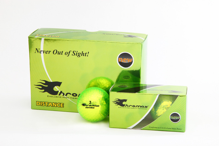 Green Neon Golf Balls - Chromax Distance Half Dozen CMD6GRN