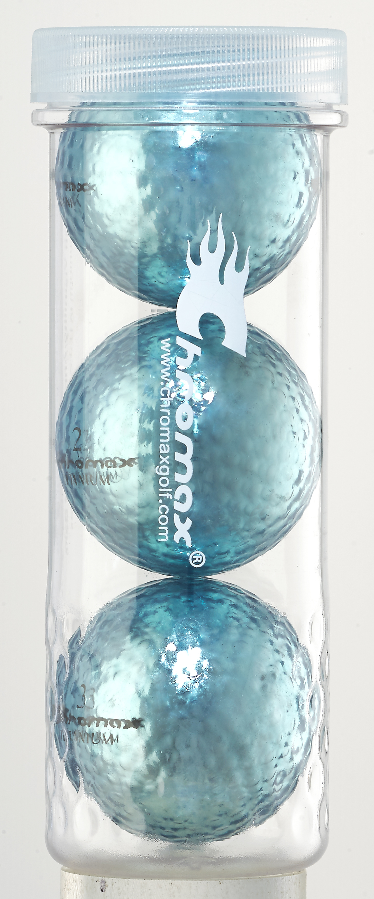 Blue Golf Balls - Chromax M1x 3 Ball Tube CM13BLU