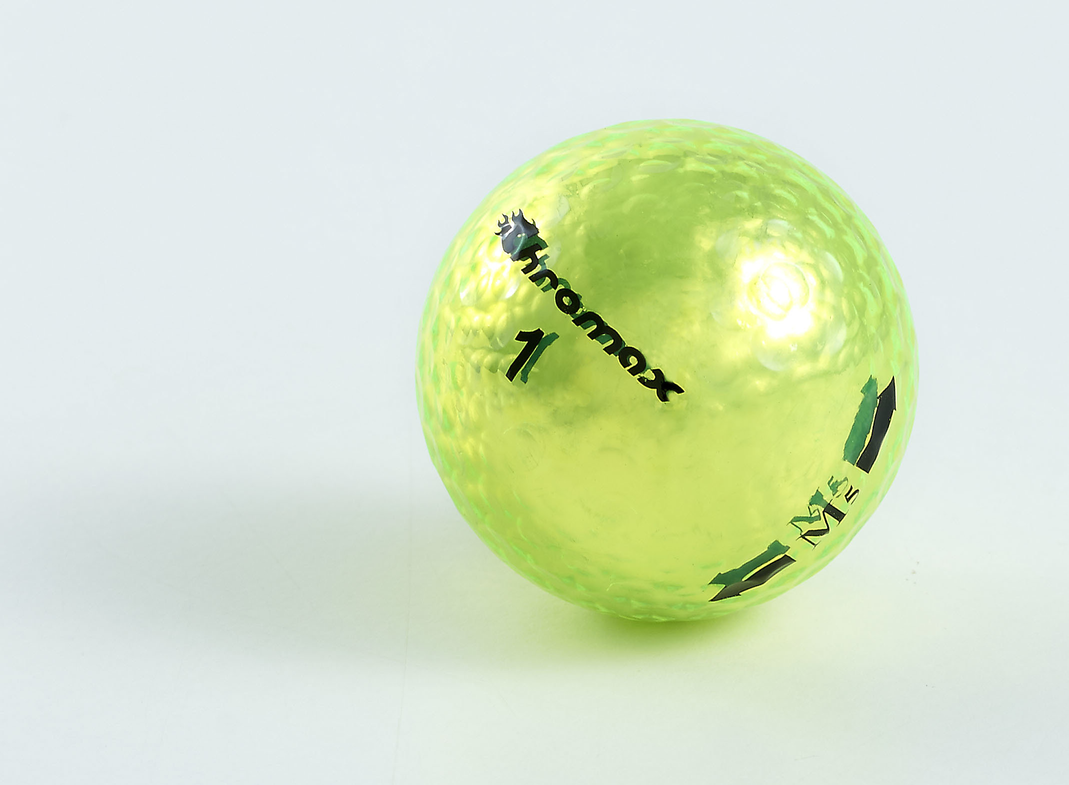 Chromax green neon golf ball M5