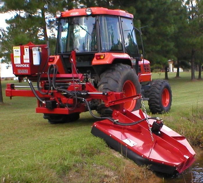 DB4048 48" Hydraulic Drive, Offset Rotary Cutter Complete