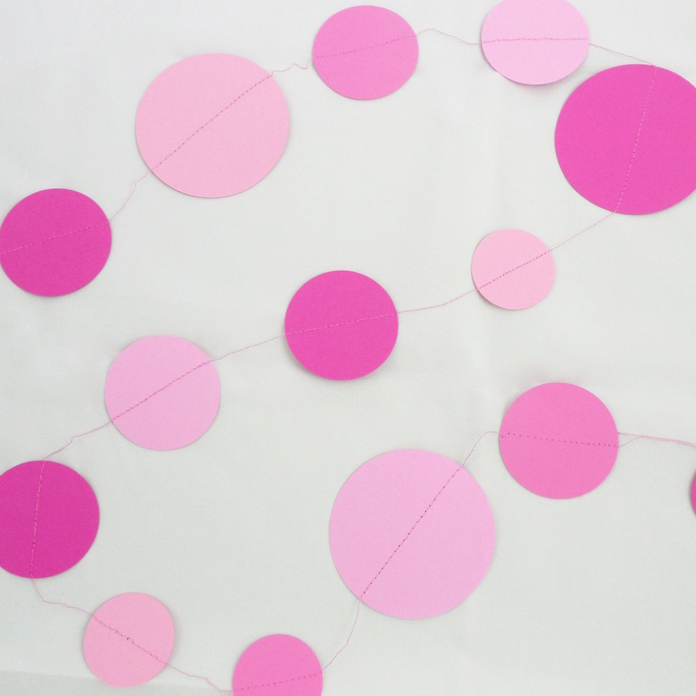 Dot Garland, Pink 22031